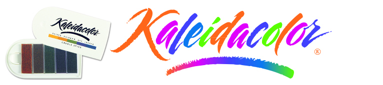 Kaleidacolor sliding ink palette in Creole Spice
