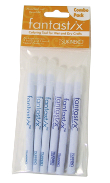 Fantastix Brush<br>Bullet & Brush Tips<br>6 piece pack  