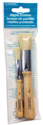 Stipple Brush<br>2 piece pack<br> #0 and #4 sizes