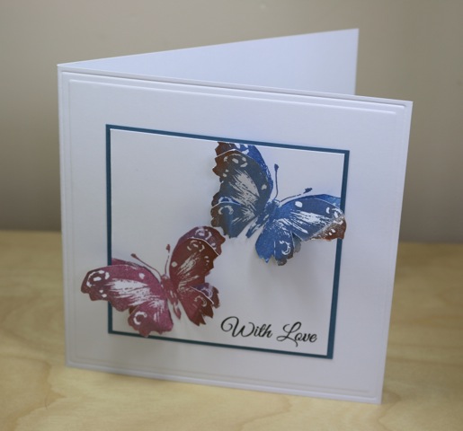 Butterflies with Love 3D Greeting Card