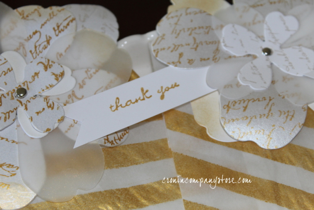 Glitzy Wedding Favors Using Delicata Ink