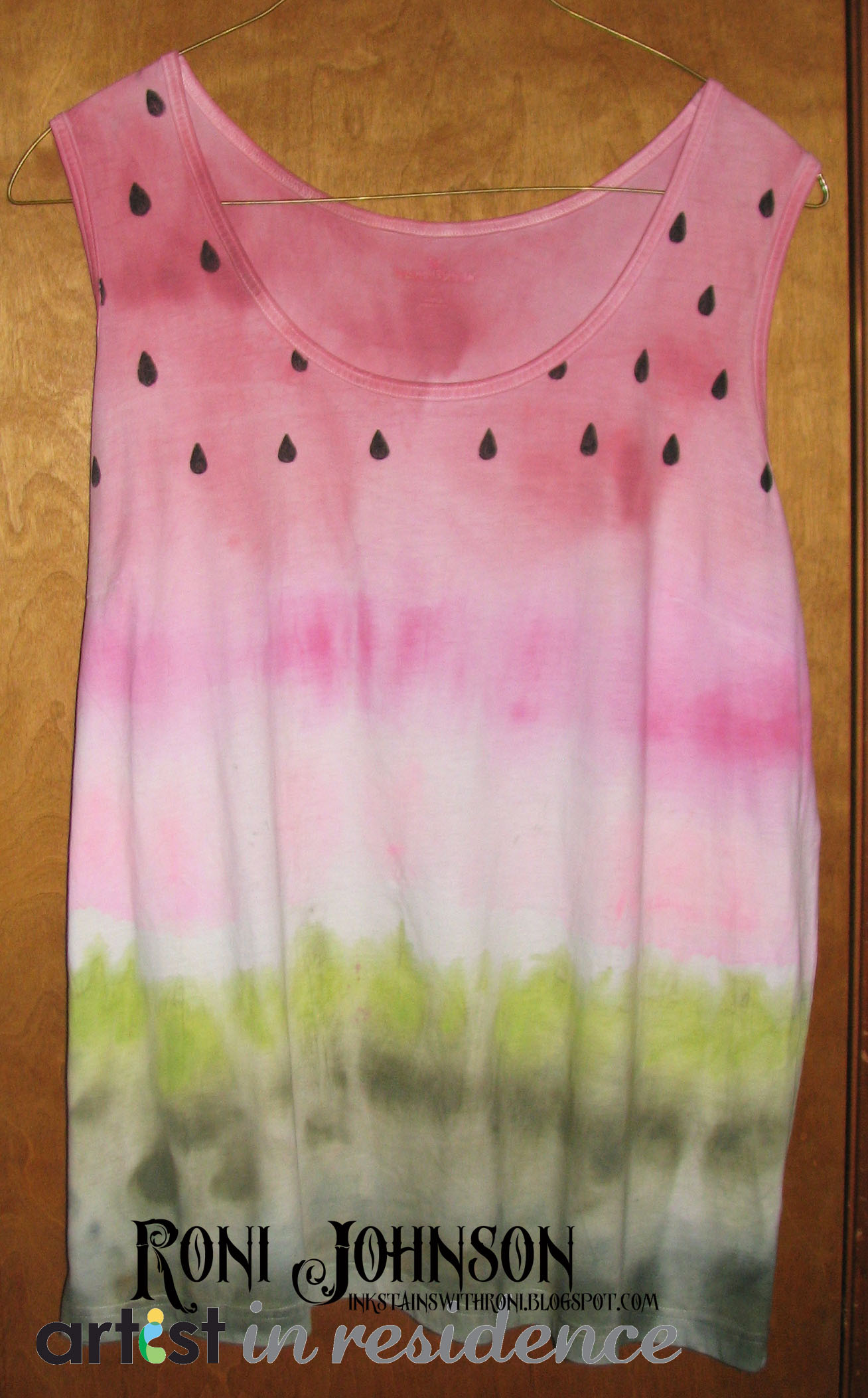 Juicy Watermelon Tank Top Fabric Project