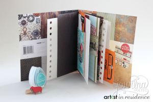 A Simple Folded Travel Journal Keepsake