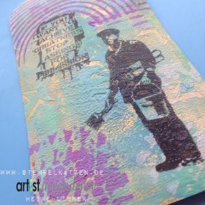 Amplify! Mono-Printed Dimension Tag