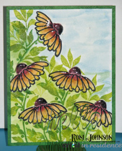 Memento Ink for a Spring Time Hello Card