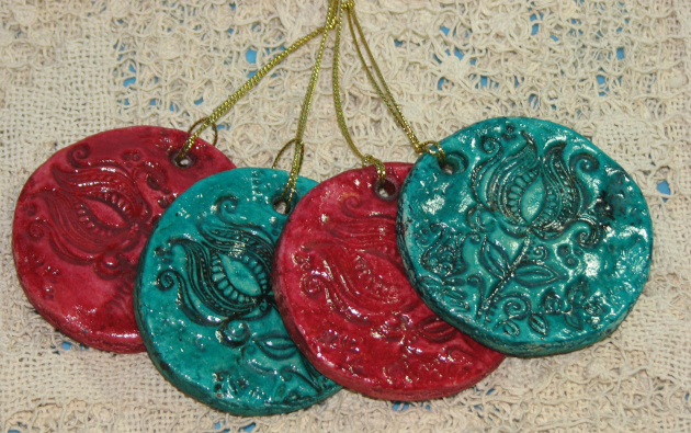 Holiday Cookies Ornament with StazOn Studio Glaze