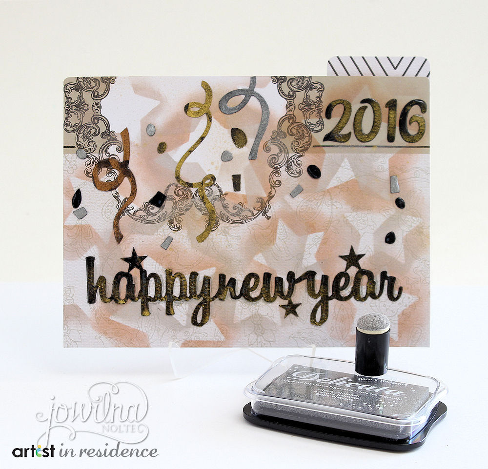New Year Resolution File Folder with Delicata Ink