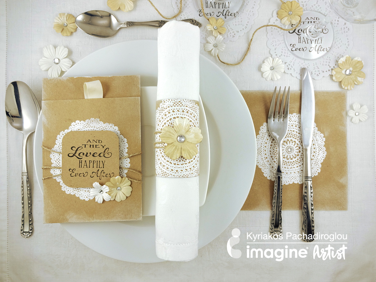 Simple, Elegant and Inexpensive Wedding Table Setting