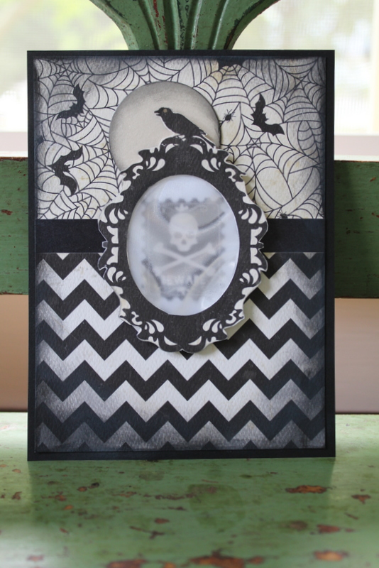 Memento Luxe for Spooky Halloween Mirror, Mirror Card