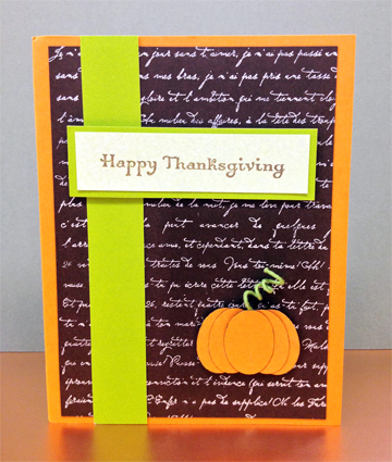 Happy Thanksgiving Card with Fireworks Spray