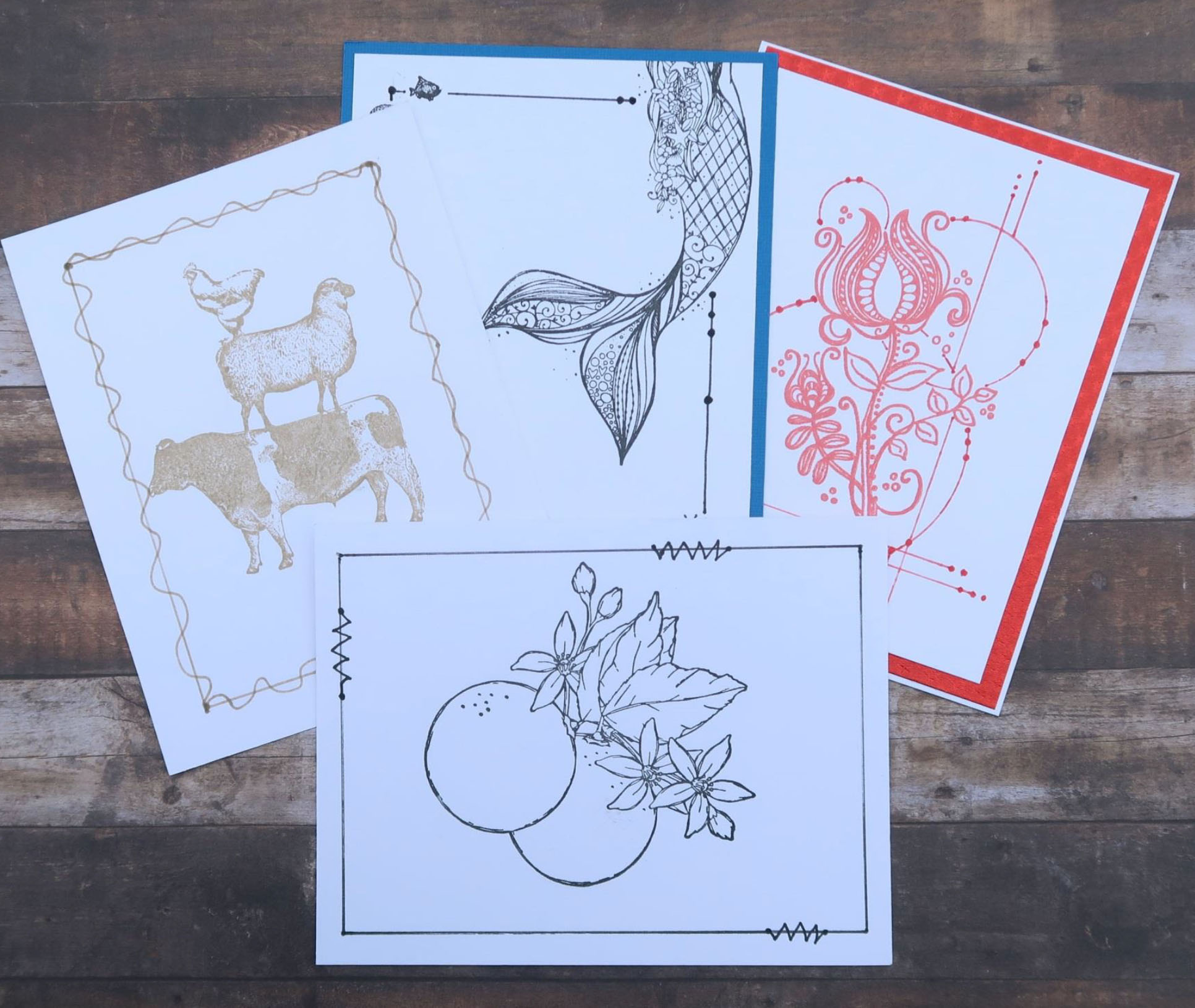 Quick & Easy Projects: Stamp and Drawing Cards