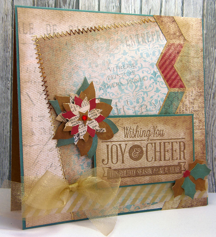 Joy & Cheer Vintage Holiday Card
