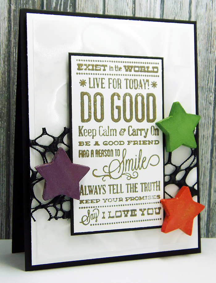 Do Good Card Using Monterey Pine Stars