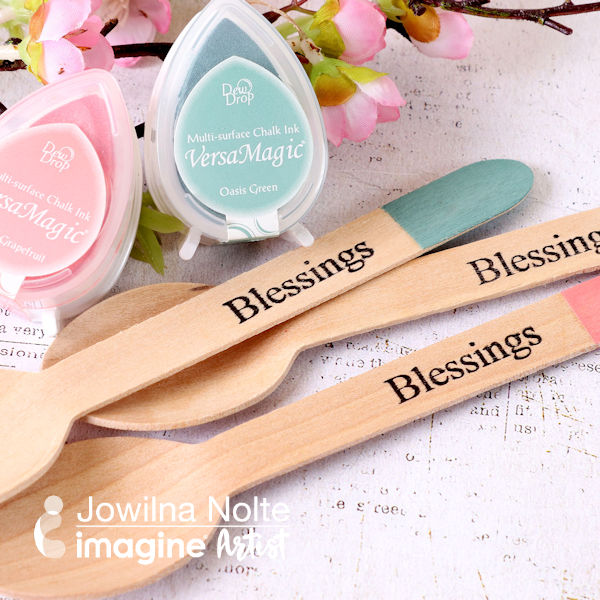 Easter Crafts Versamagic wooden spoons