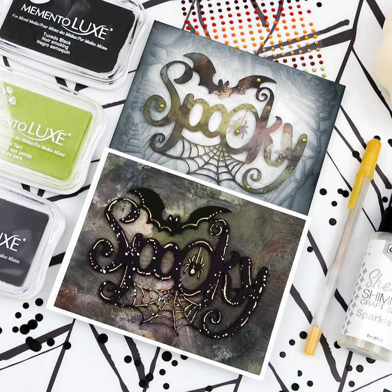 See How to Use Ink Smooshing Techniques with Memento Luxe
