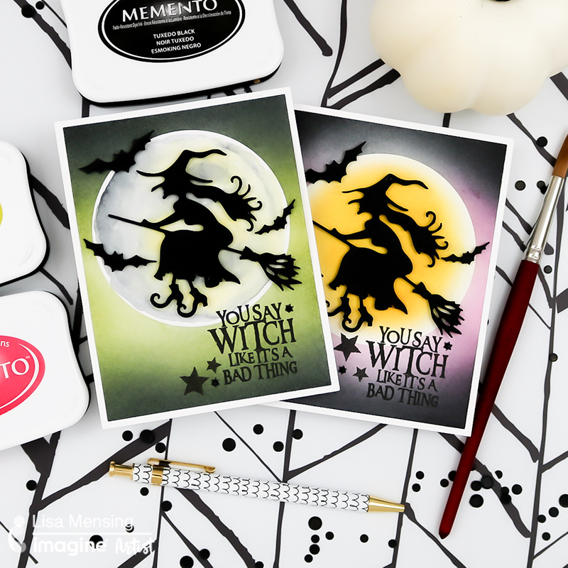 See How to Use Ink Blending Tools for a Fun Halloween Witch Card