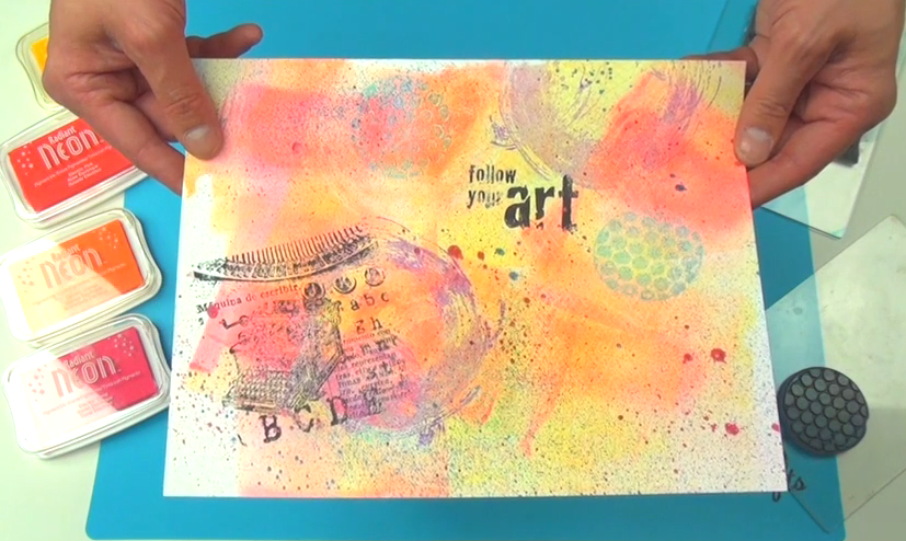 Craft Mat Monoprinting